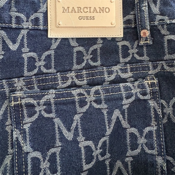 Marciano Indigo Denim Patterned Jeans - Size 29 - Picture 7 of 7
